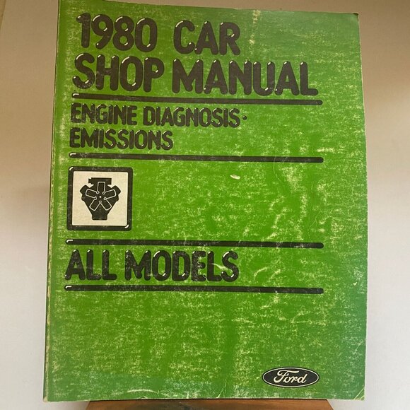 1980 Ford Car Shop Manuals maintenance emmissions engine diagnosis lot of 2 - Picture 2 of 9